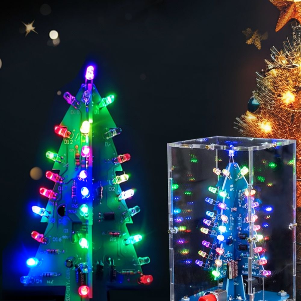 Diy Electronics Projects For Kids - Elektronik Proje DIY Noel Ağacı Seti,