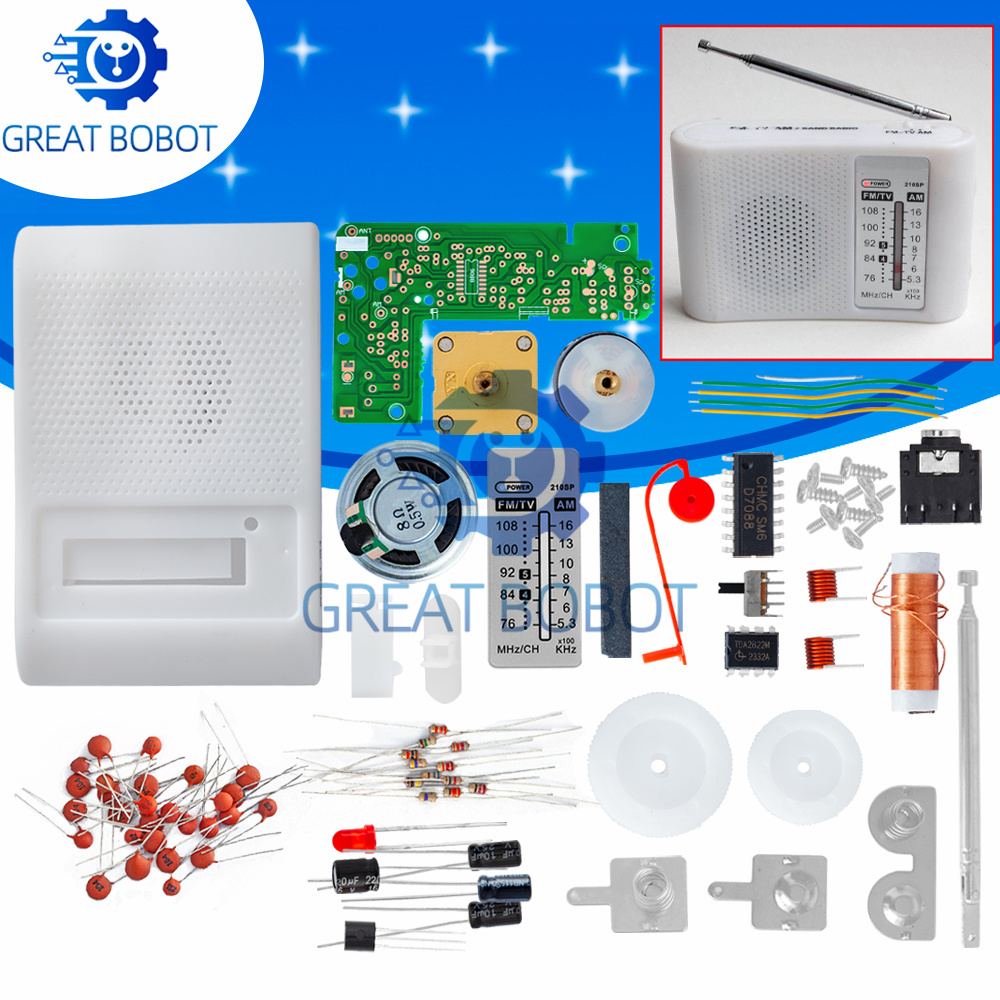 Diy Electronics Websites - BS 1 Takım AM/FM Stereo Radyo