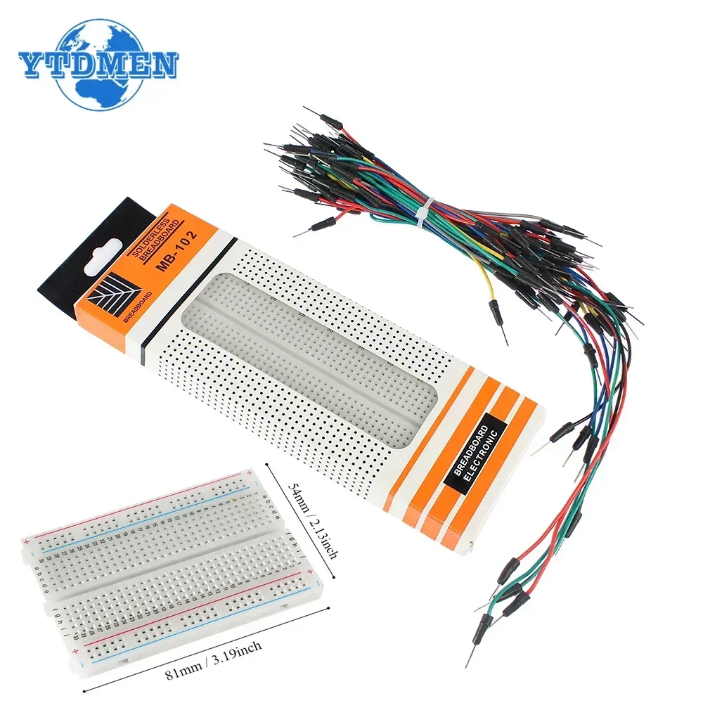 Arduino Diy Electronics - MB-102 Breadboard 400 830 Nokta Lehimsiz