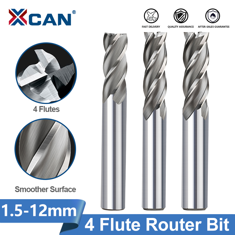 Diy Cnc Router Electronics - XCAN 4 flüt frezeler HSS M2