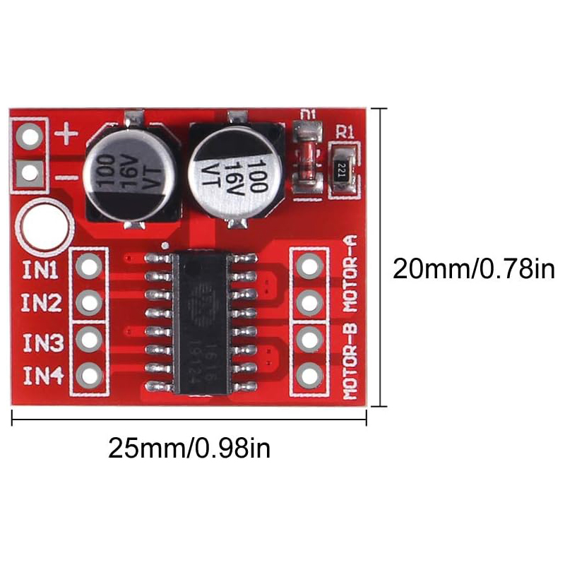 4/10 adet MX1508 DC Motor Sürü - L298N Motor Driver incelemesi ve fiyatı