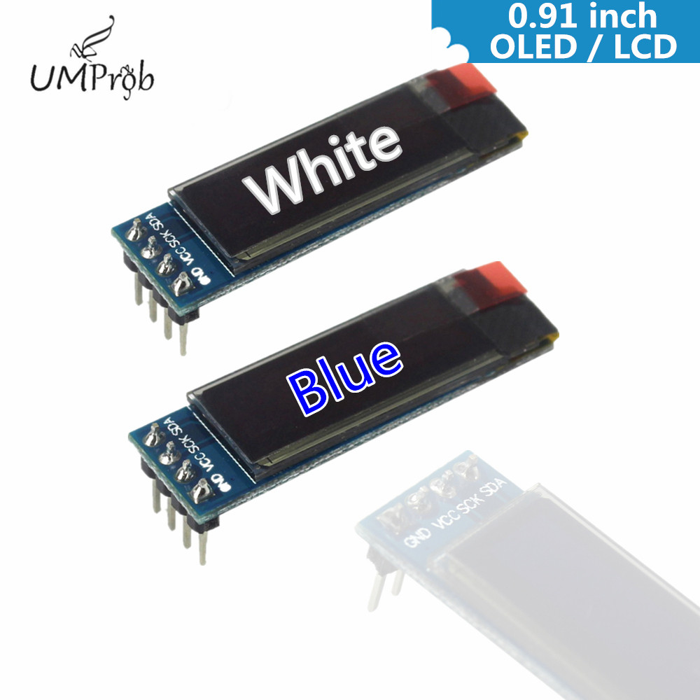 0.91 İnç 128x32 IIC I2C Beyaz  - Arduino Diy Electronics incelemesi ve fiyatı