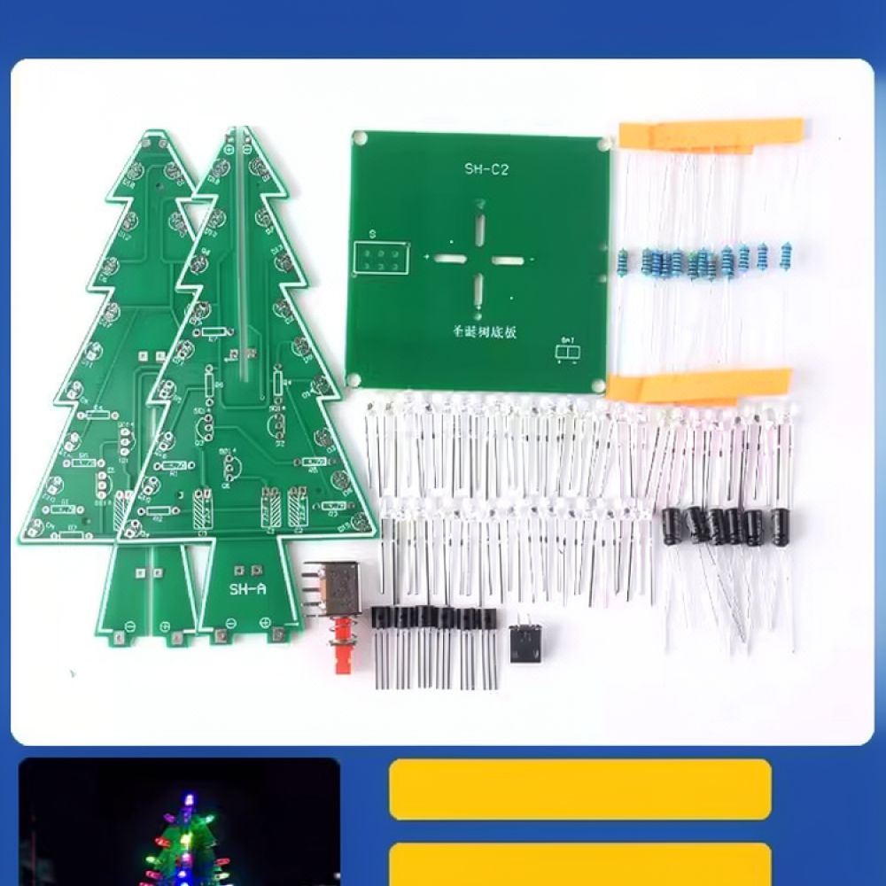 Elektronik Proje DIY Noel Ağac - Diy Electronics Projects For Kids incelemesi ve fiyatı