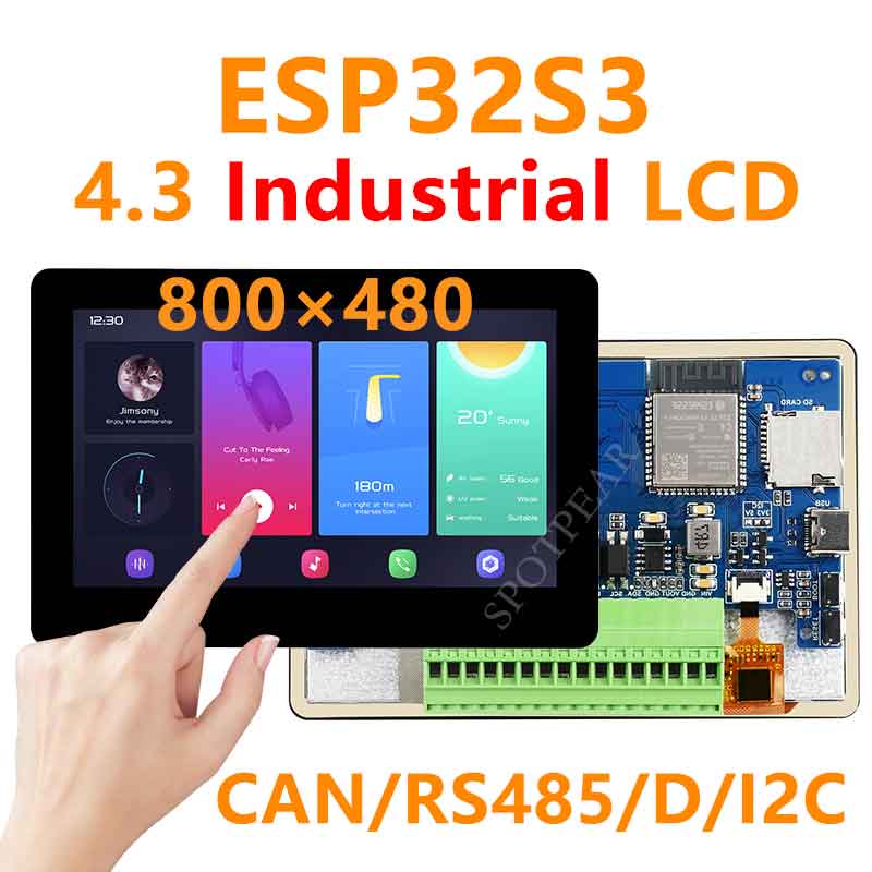 ESP32 S3 800x480 Kapalı Dokunm - I2C Lcd Display incelemesi ve fiyatı