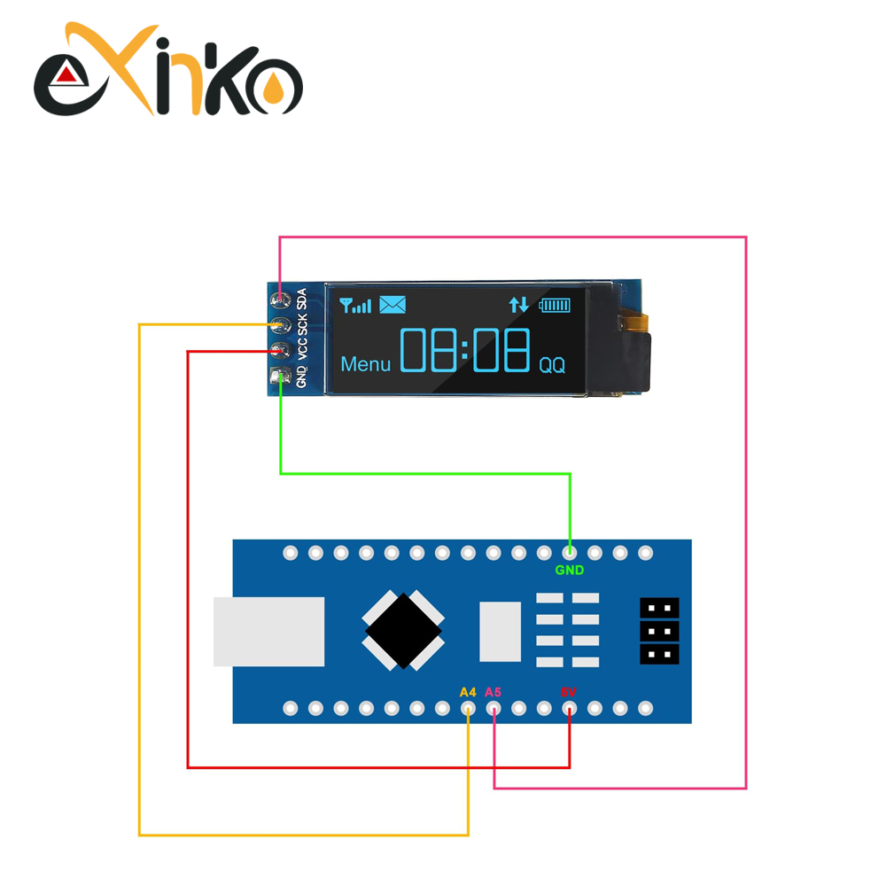 1-10 adet 0.91 inç OLED Ekran  - I2C Lcd Display incelemesi ve fiyatı