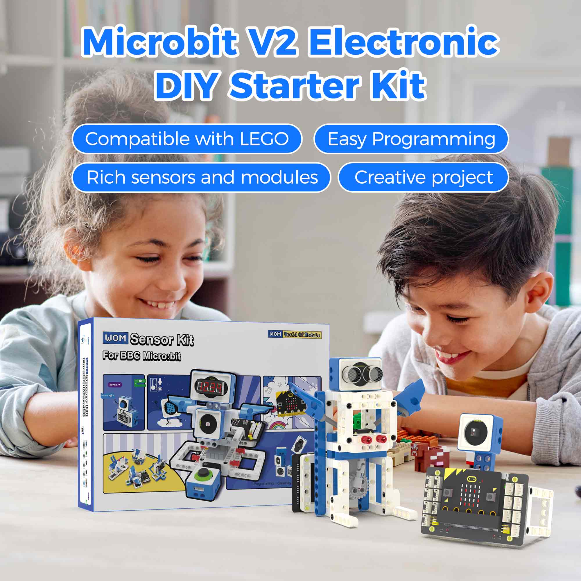 BBC Microbit V2 Akıllı Robot A - Diy Electronics Projects For Kids incelemesi ve fiyatı