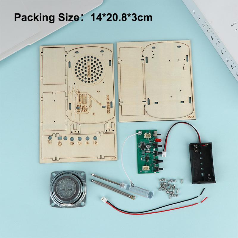 DIY Ahşap FM Radyo Kiti Vintag - Diy Electronics Projects For Kids incelemesi ve fiyatı