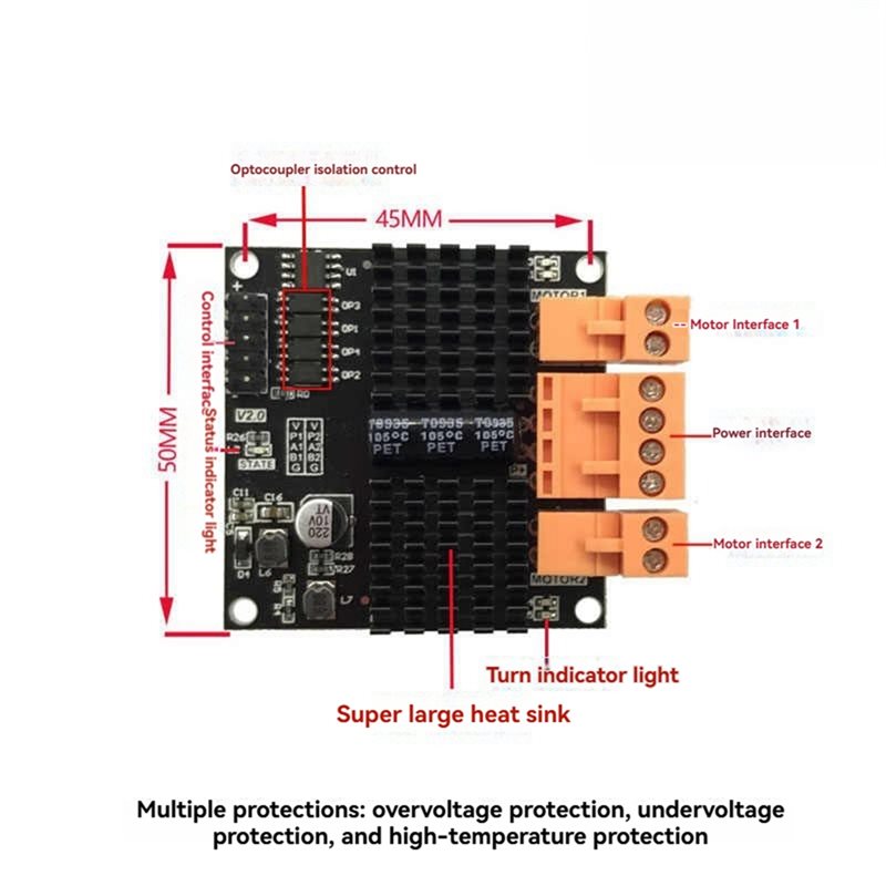 HLZS-DC Fırçalı Motor Sürücü M - L298N Motor Driver incelemesi ve fiyatı