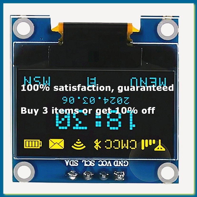 0.96 İnç OLED Ekran Modülü I2C - I2C Lcd Display incelemesi ve fiyatı