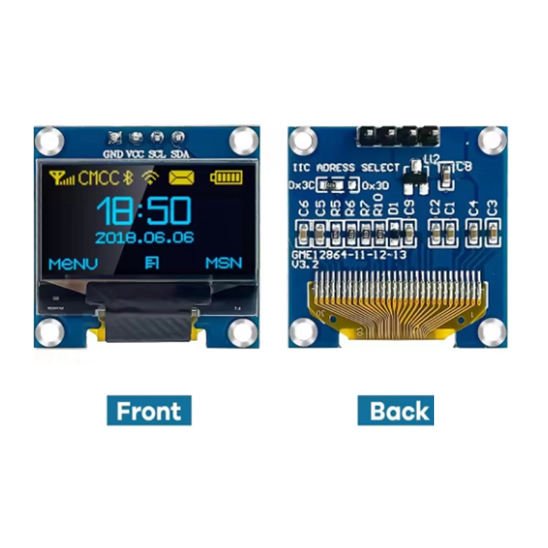 0.96 İnç OLED Ekran Modülü I2C - I2C Lcd Display incelemesi ve fiyatı