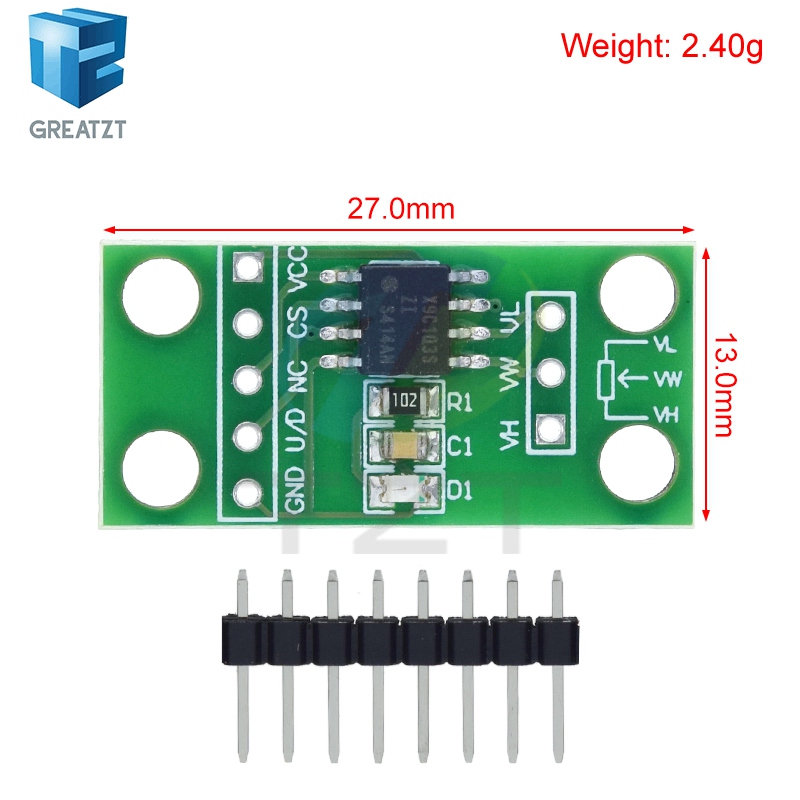 Arduino için GREATZT X9C103S X - Arduino Diy Electronics incelemesi ve fiyatı