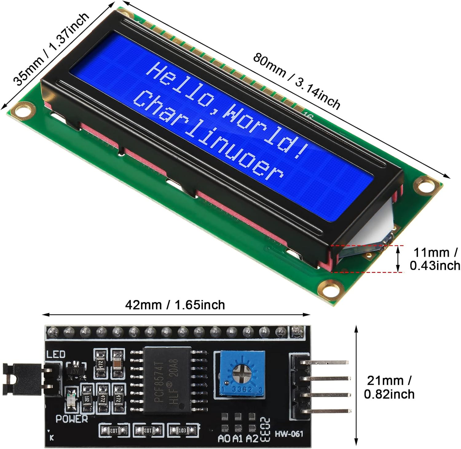 1Set 1602 LCD 20*4 Mavi Ekran  - I2C Lcd Display incelemesi ve fiyatı