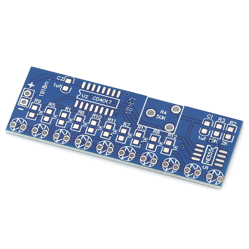 NE555+CD4017 Çalışan LED Akış  - Diy Electronics Websites incelemesi ve fiyatı