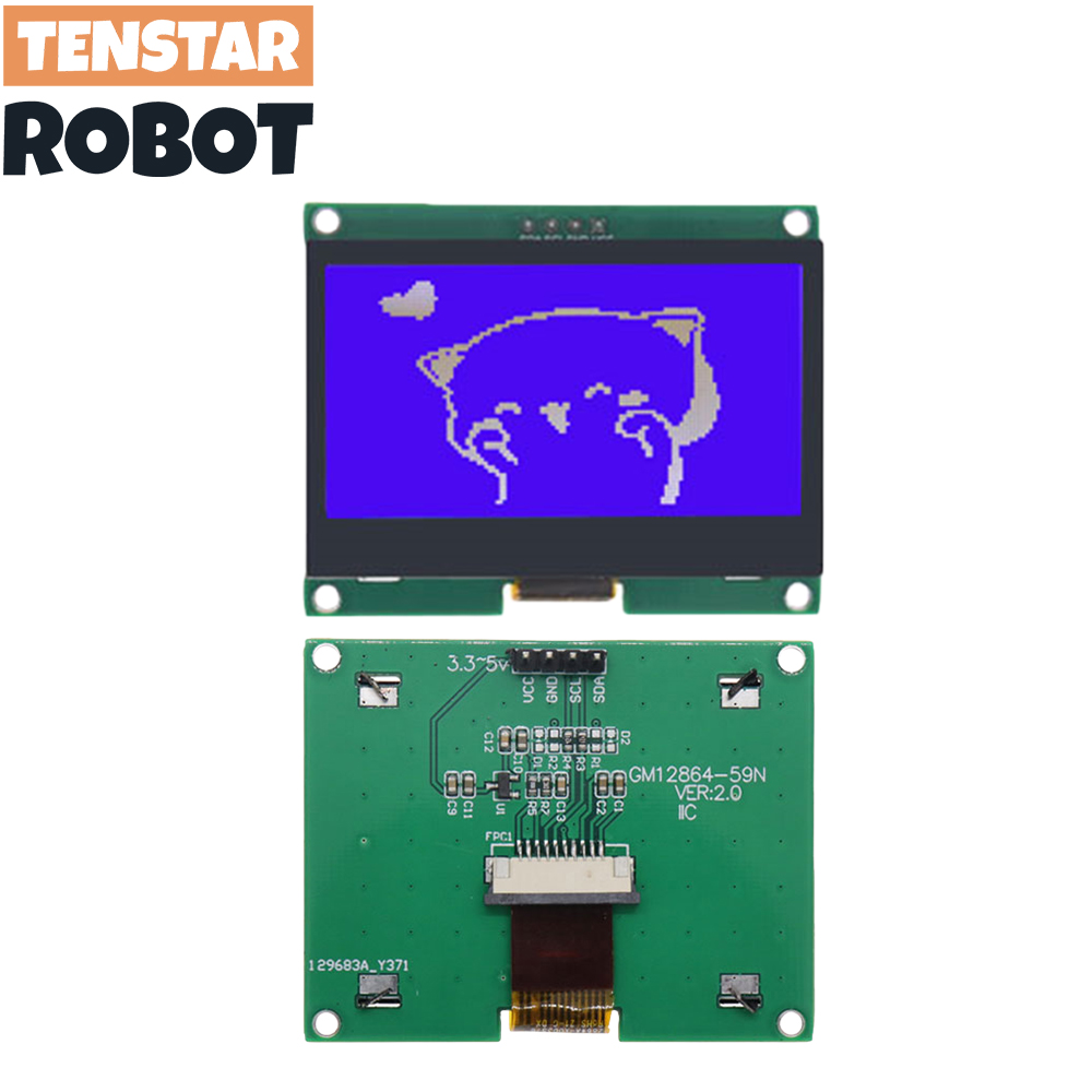 TENSTAR 12864-59N IIC 4P LCD M - I2C Lcd Display incelemesi ve fiyatı