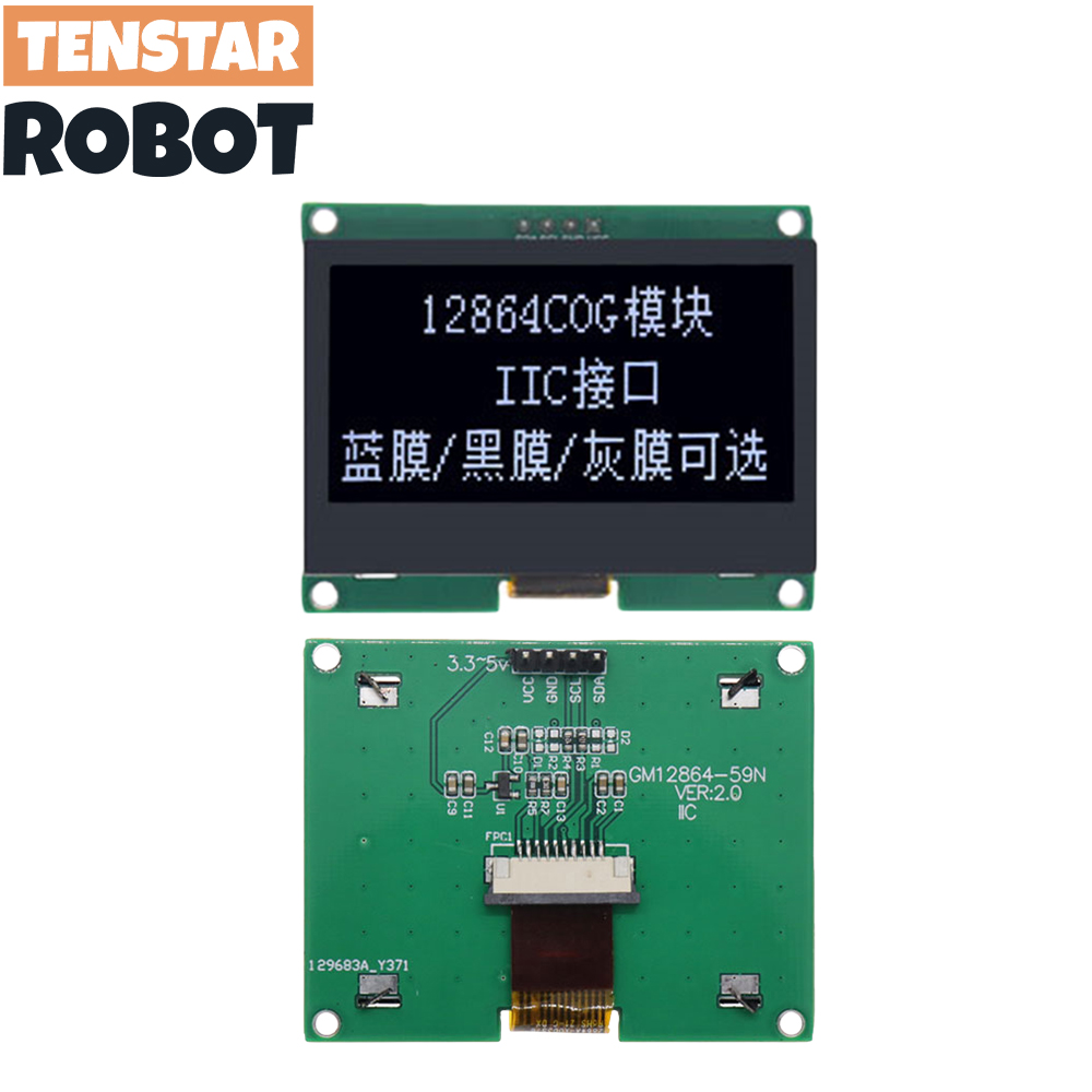 TENSTAR 12864-59N IIC 4P LCD M - I2C Lcd Display incelemesi ve fiyatı