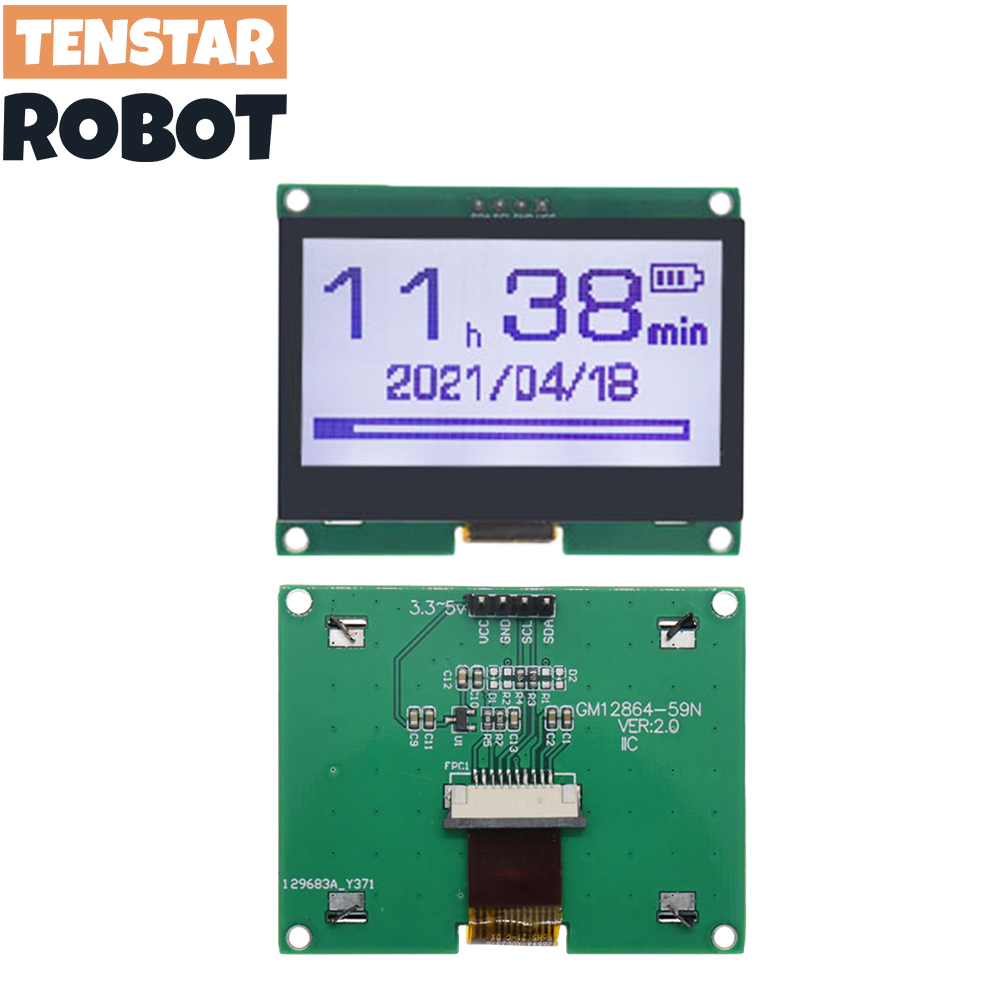 TENSTAR 12864-59N IIC 4P LCD M - I2C Lcd Display incelemesi ve fiyatı